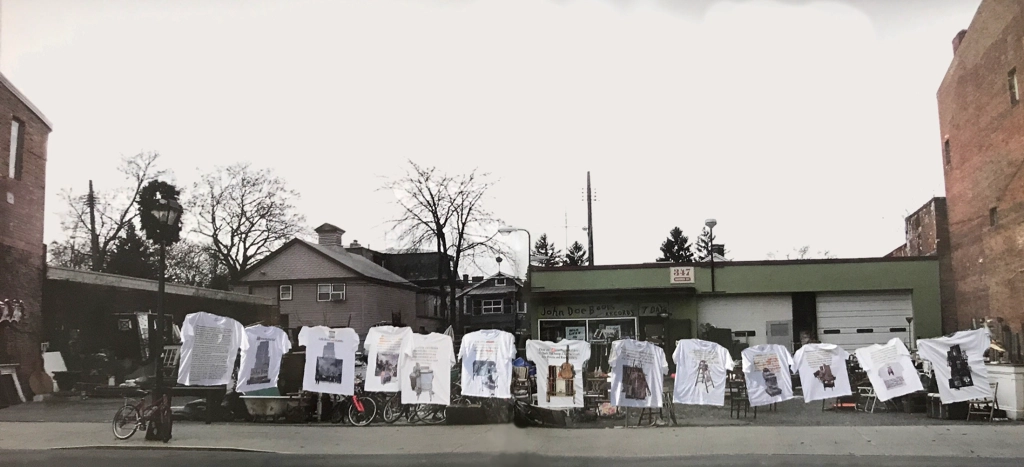 Shirts Hanged Outside